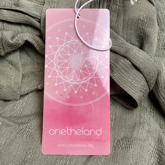 Onetheland Hyfve Green Paperbag Pants Size Small NWT - Picture 7 of 10